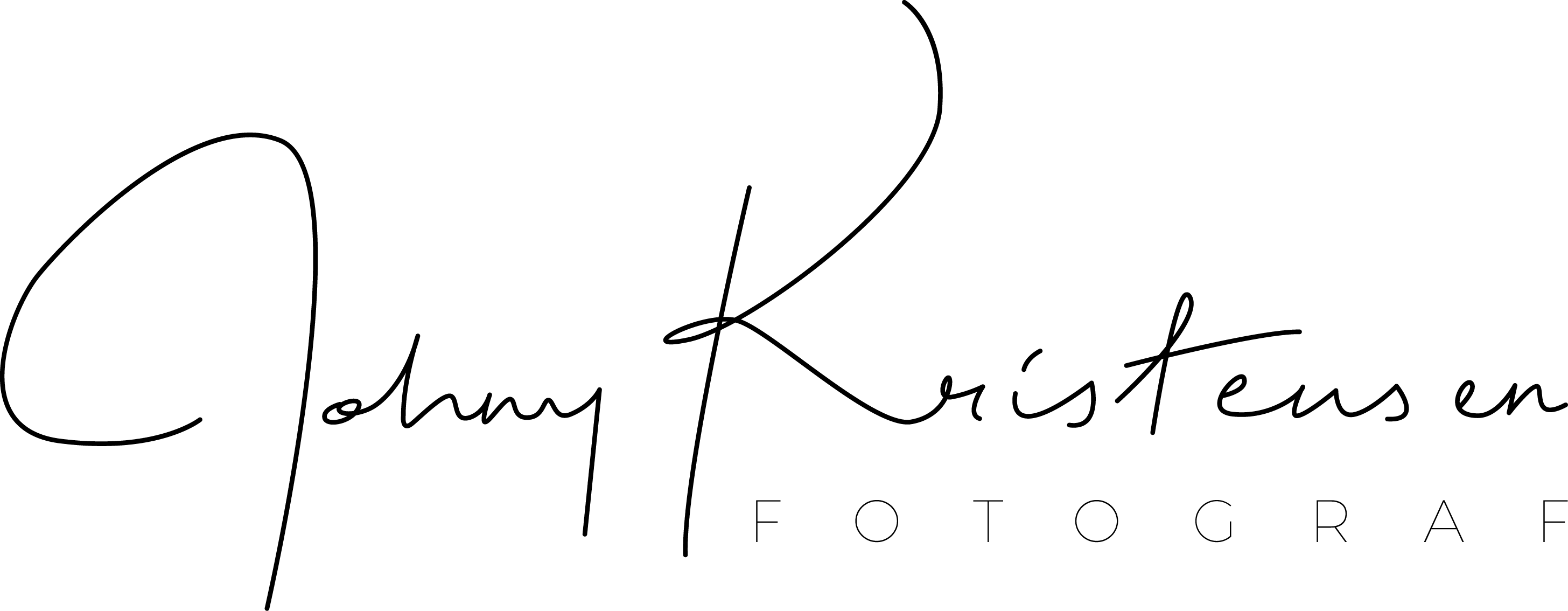 Fotograf Johny Kristensen logo black